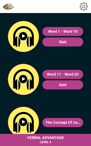 Verbal Advantage - Level 4 Screenshot 0