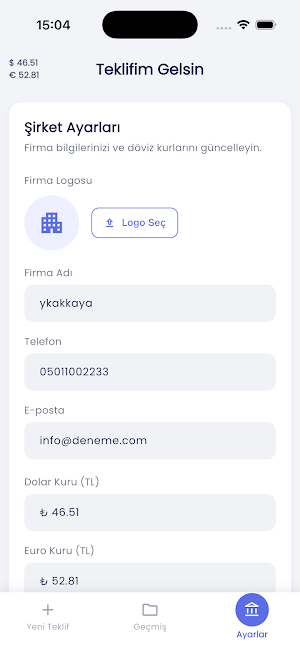 Teklifim Gelsin / Get My Quote Screenshot 2