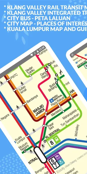 KUALA LUMPUR RAIL BUS MAP OFFLINE Screenshot 1