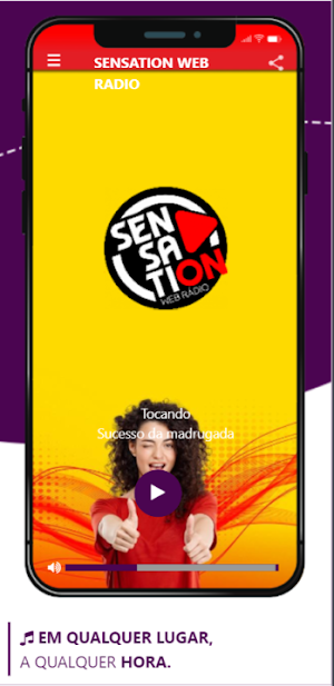 Sensation Web Radio Screenshot 2