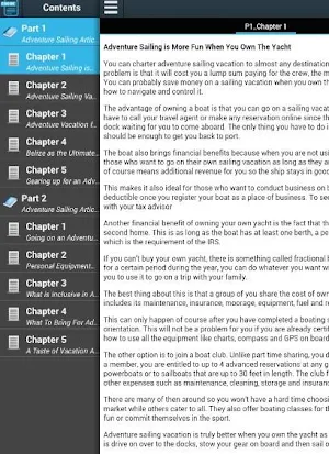 Adventure Sailing Articles Screenshot 0
