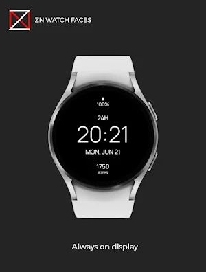 Black Fit Watch Face Screenshot 2