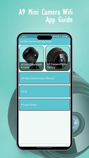 A9 Mini Camera wifi App Guide Screenshot 0