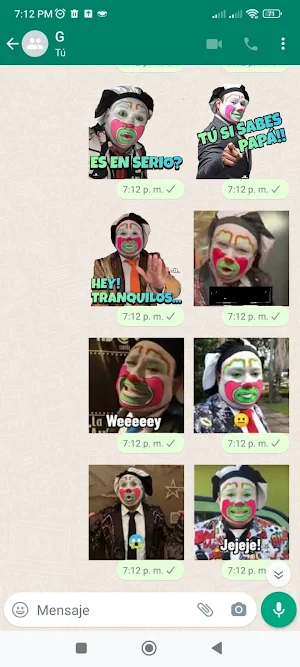 Stickers brincos dieras Screenshot 2