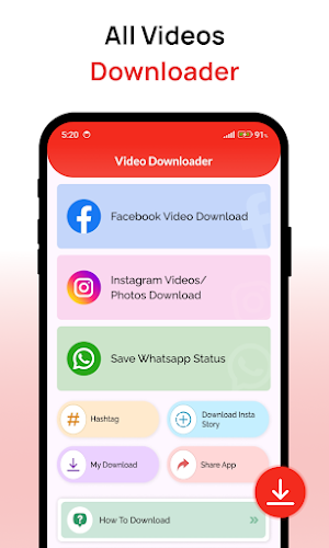 Video Downloader, Video Saver Screenshot 1