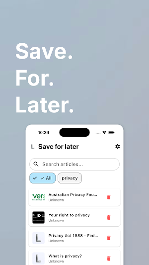 Save For Later Screenshot 0