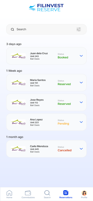 Filinvest Reserve Screenshot 3