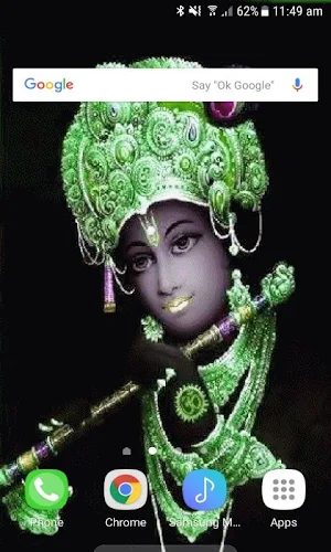 Shri Krishna Live Wallpaper Screenshot 2