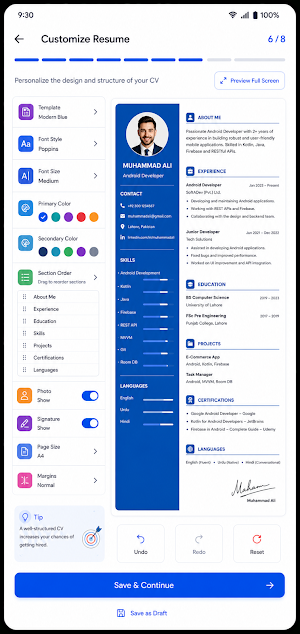 CV Maker - Resume Builder app Screenshot 3