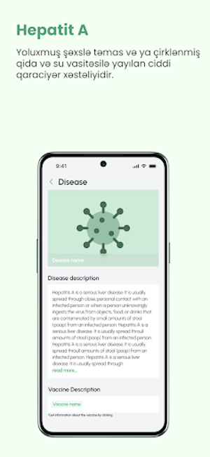 Vaksinasiya Təqvimi Screenshot 1