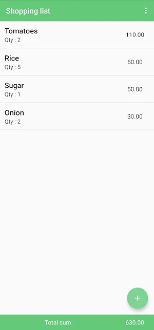 SAGL - Shopping List app Screenshot 0