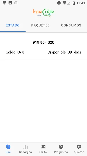 InpeCable Movil Screenshot 1