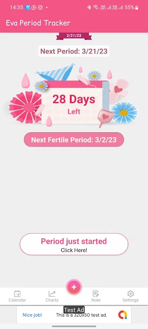 MyPeriod Tracker Screenshot 2