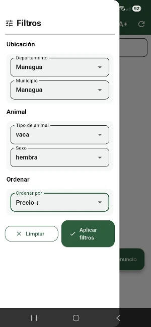 Mercado Pecuario Screenshot 3