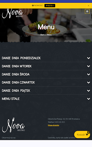 Nova Bistro Trzebnica Screenshot 2