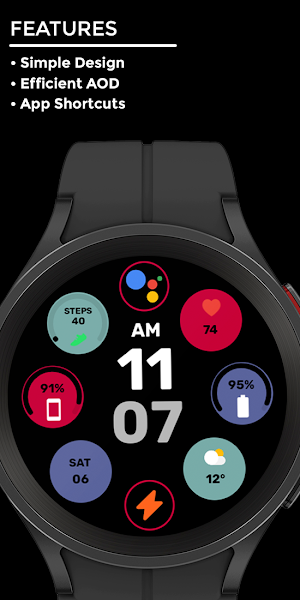 Nighty Digital 31 - watch face Screenshot 1