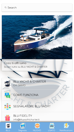 Blu Yacht Charter Screenshot 0