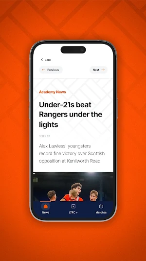 Luton Town FC Screenshot 1