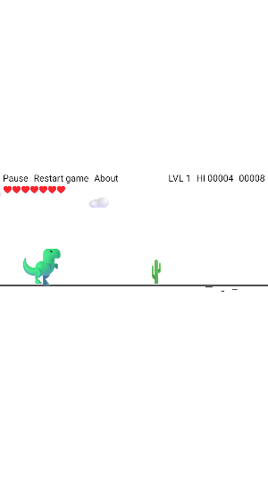 Cactus vs. Dino: 3D Screenshot 2