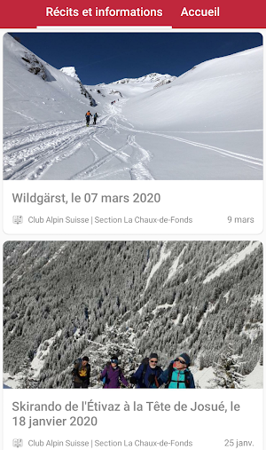CAS La Chaux-de-Fonds Screenshot 1
