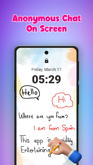 Lockscreen Drawing App Screenshot 2