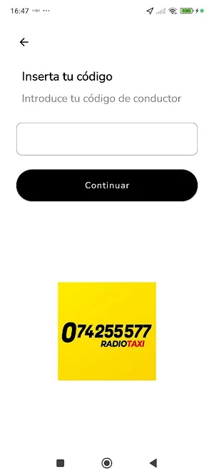 Radio Taxi Chiclayo Conductor Screenshot 2