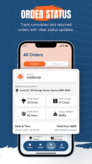 OFL Logistics System Screenshot 2