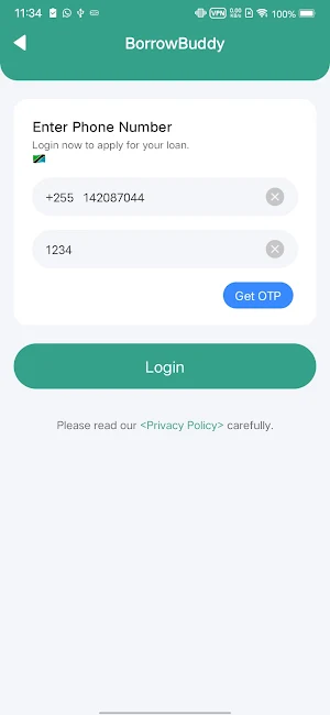 BorrowBuddy-personal loan Screenshot 1