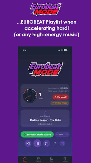 Eurobeat Mode: Auto Eurobeat Screenshot 2