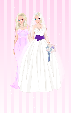 ❄ Icy Wedding ❄ Winter frozen Bride dress up game Screenshot 2