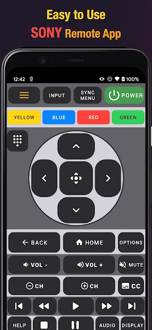 Sony TV Remote Control App  (WiFi & Infrared (IR)) Screenshot 0