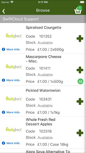 Fresh Direct Screenshot 2