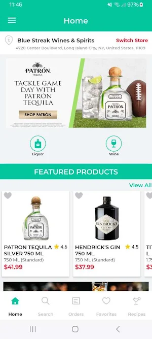 Blue Streak Wines & Spirits Screenshot 0