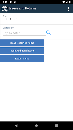 IBM Maximo Issues Returns Screenshot 0