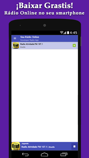 Radia Atividade FM 107.1 Brasilia - Radio Online Screenshot 1