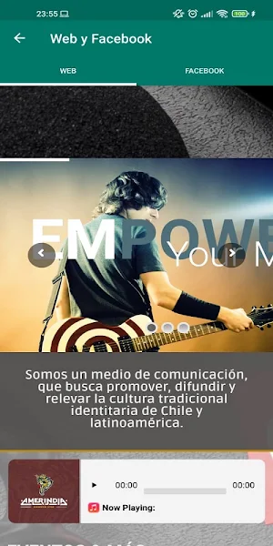 Radio Amerindia Screenshot 2