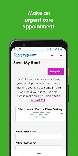Children's Mercy Screenshot 1