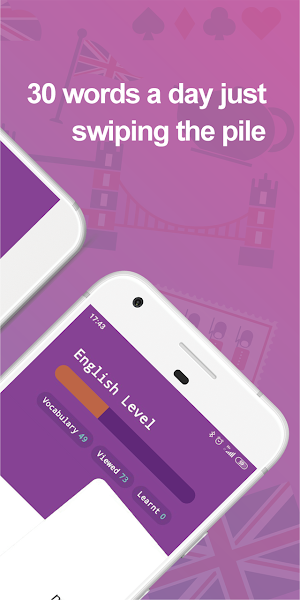 English Pile - learn English words with cards Screenshot 2