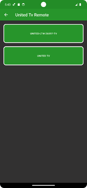 Remote control for united tv Screenshot 1