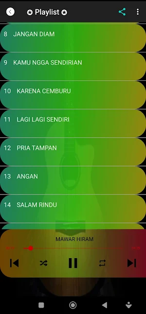 Lagu Tipe x Band Mawar hitam Screenshot 1