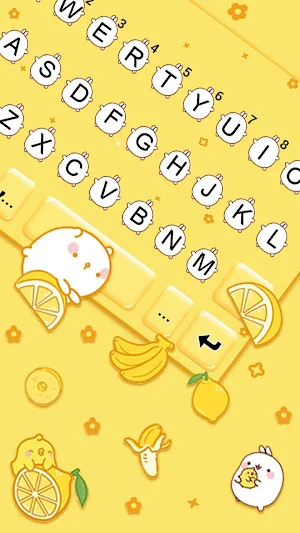 Lemon Bunny Gravity Themes Screenshot 0