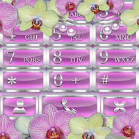 Tender Orchids Dialer theme