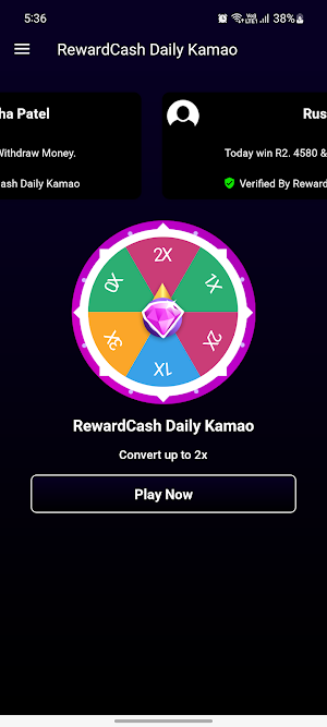 RewardCash Daily Kamao Screenshot 0