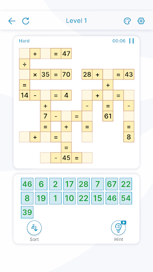 Math Cross - Number Crossword Screenshot 3