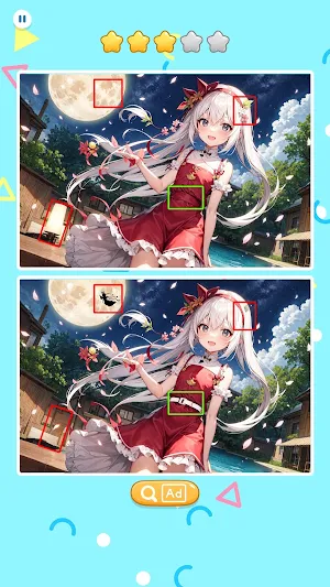 3D Anime Spot the Difference Screenshot 3