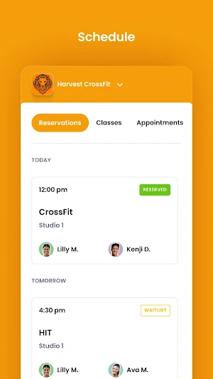 Harvest CrossFit Screenshot 2