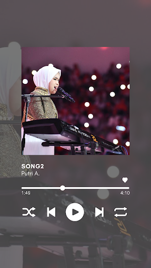 Putri Ariani Loneliness Mp3 Screenshot 1