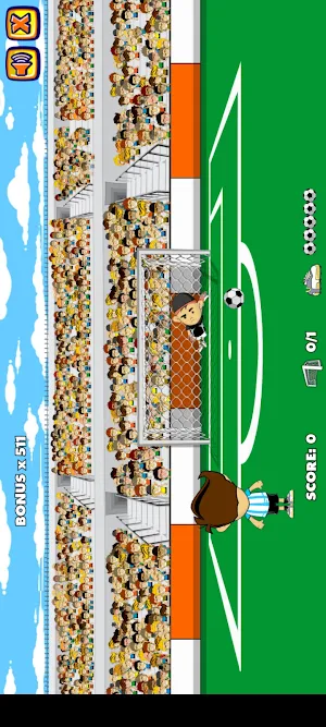 CRAZY FREEKICKY FOOTBALL Screenshot 0