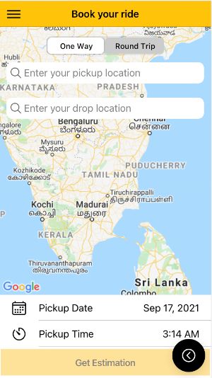 Rithik Droptaxi - ONE WAY DROP TAXI Screenshot 0