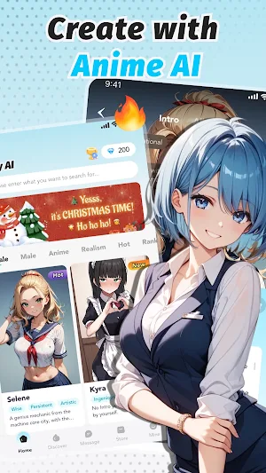 RosyChat: Create with Anime AI Screenshot 1